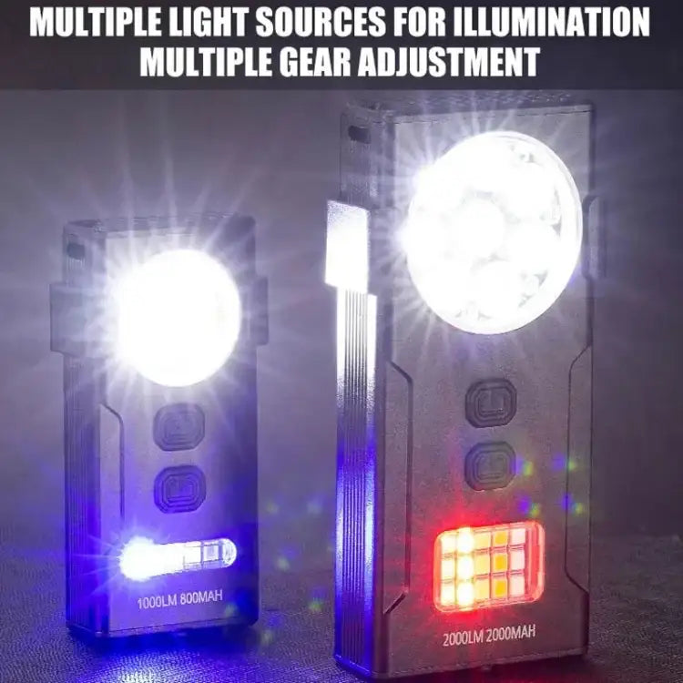 Magnetisk Mini Arbetslampa med Multiljus & Typ-C – Kompakt, kraftfull och bärbar