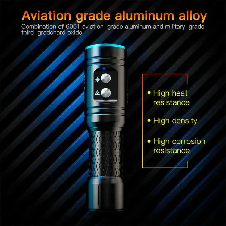 Sea Frogs SF-L03 – Vattentät Dykficklampa för Professionell Användning (1000 lm)