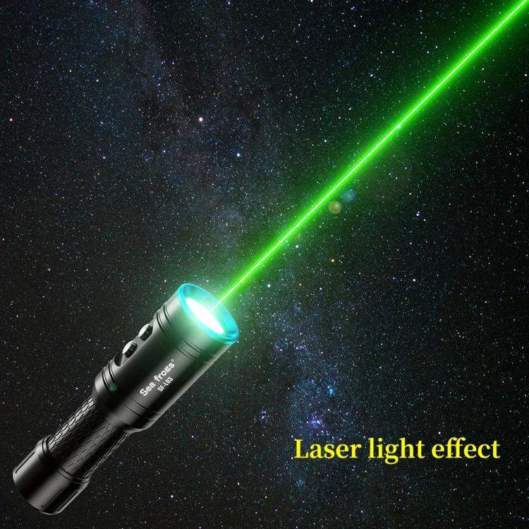 Sea Frogs SF-L03 – Vattentät Dykficklampa för Professionell Användning (1000 lm)