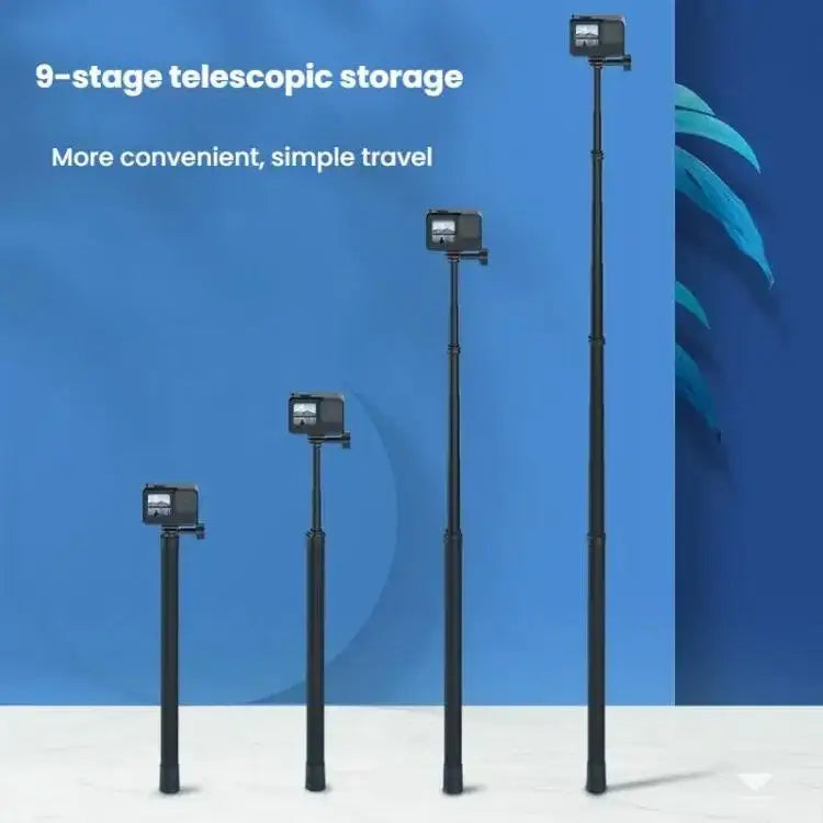 TELESIN Gen 2 2.7 m Kolfiber Selfie Stick