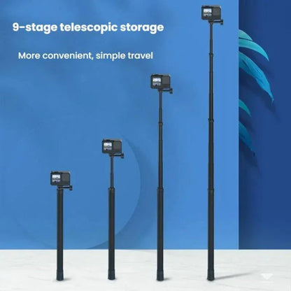 TELESIN Gen 2 2.7 m Kolfiber Selfie Stick