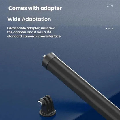 TELESIN Gen 2 2.7 m Kolfiber Selfie Stick