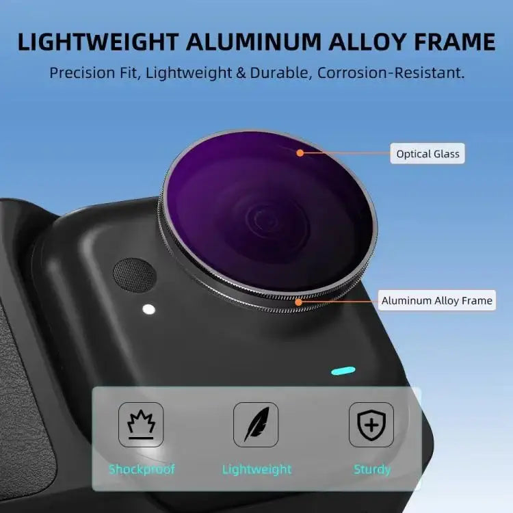 BRDRC Linsfilter till Insta360 Go Ultra