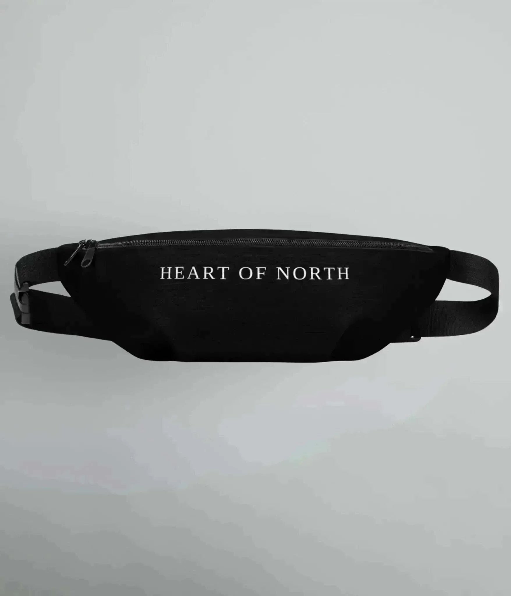 VÄSKA FANNY PACK HEART OF NORTH (SVART)