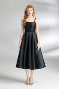 Audrey Hepburn Spaghetti Strap Flare Dress-0