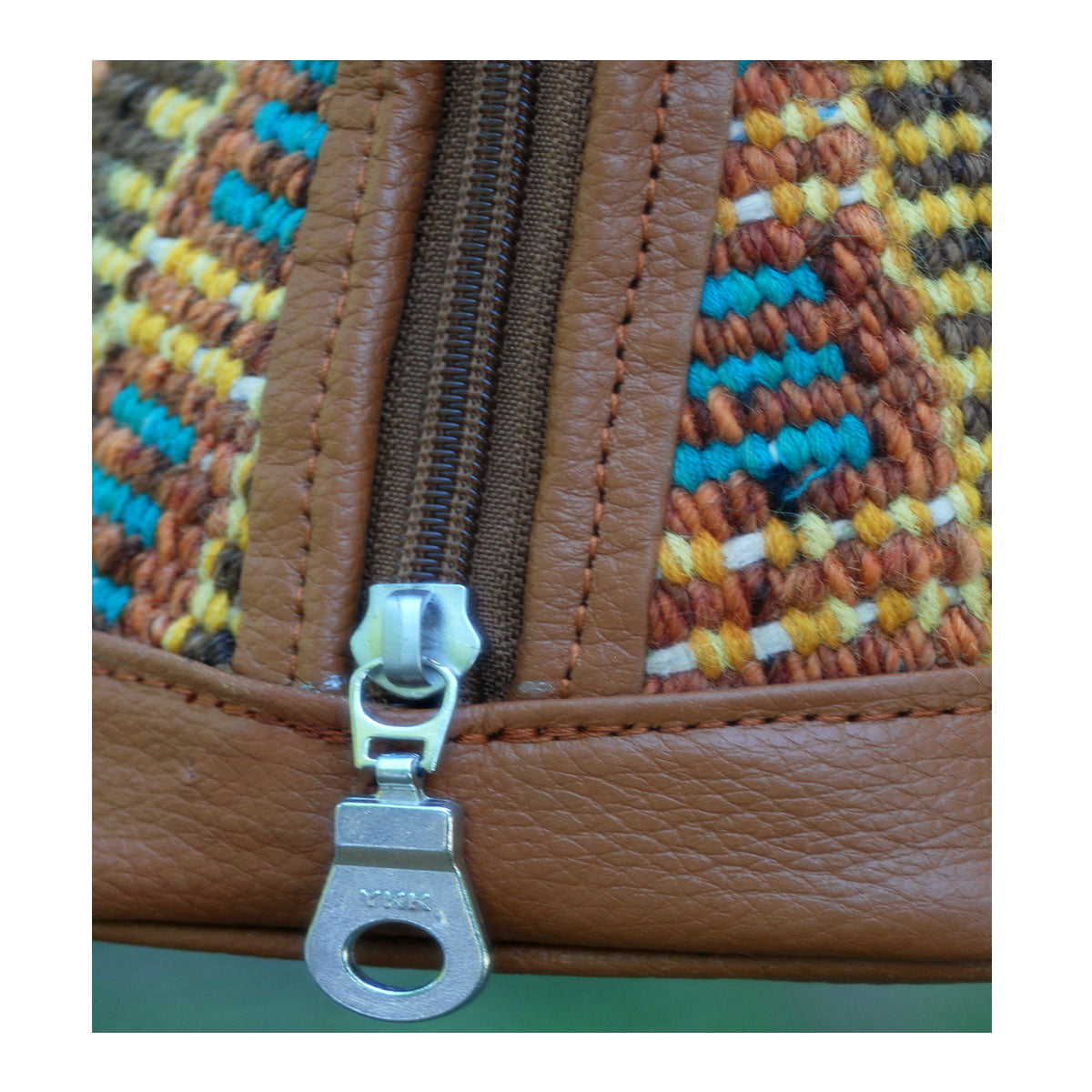 Kilim Leather Paprika Bag-3