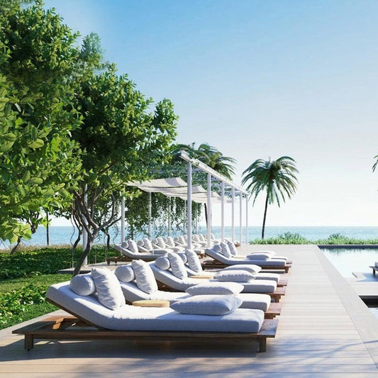 Bal Teak Sun Lounger-0