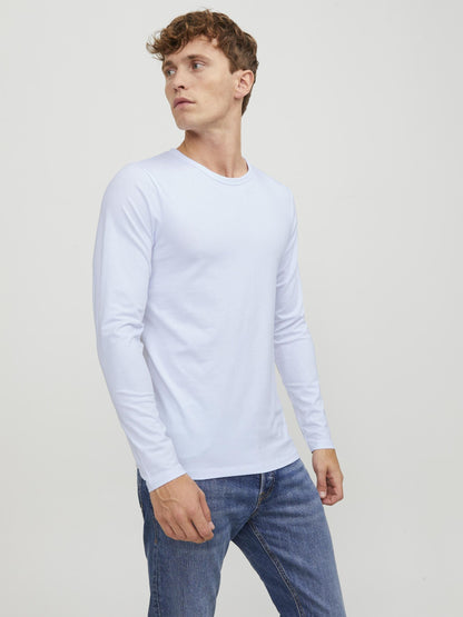 BASIC O-NECK TEE LS