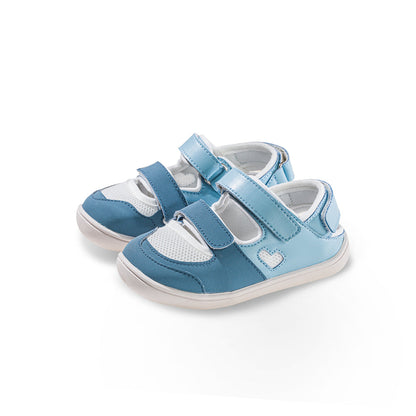 Beaming Baby Soft-Sole Double Velcro Strap Walking Shoes-1