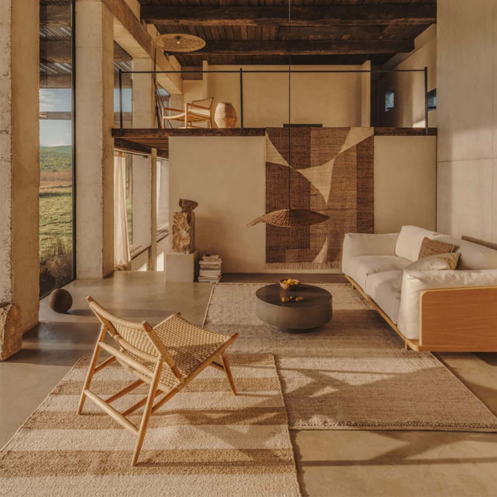 Benny Modern Rattan Lounge Chair-2