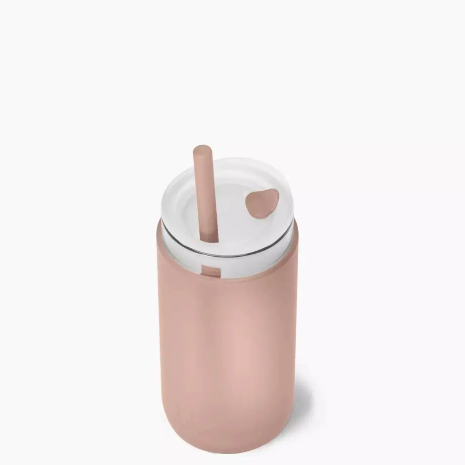 bkr glasflaska med sugrör - Flitterwochen