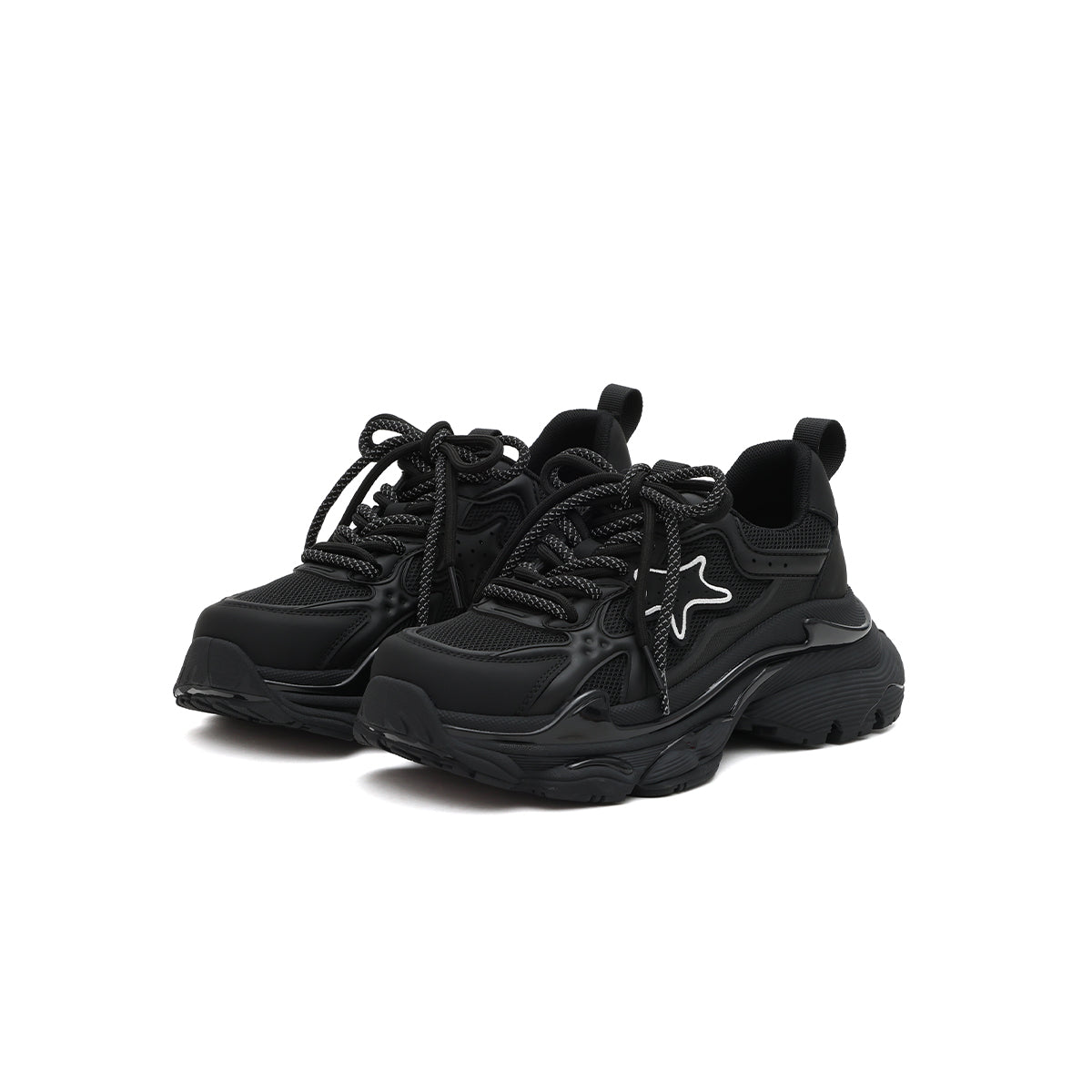 Breathable Retro Platform Sneakers-1
