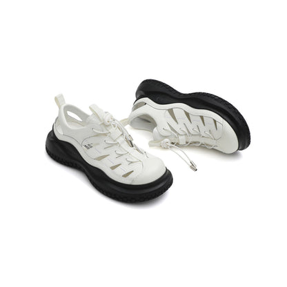 Breathable Roman Cutout Sandals-4