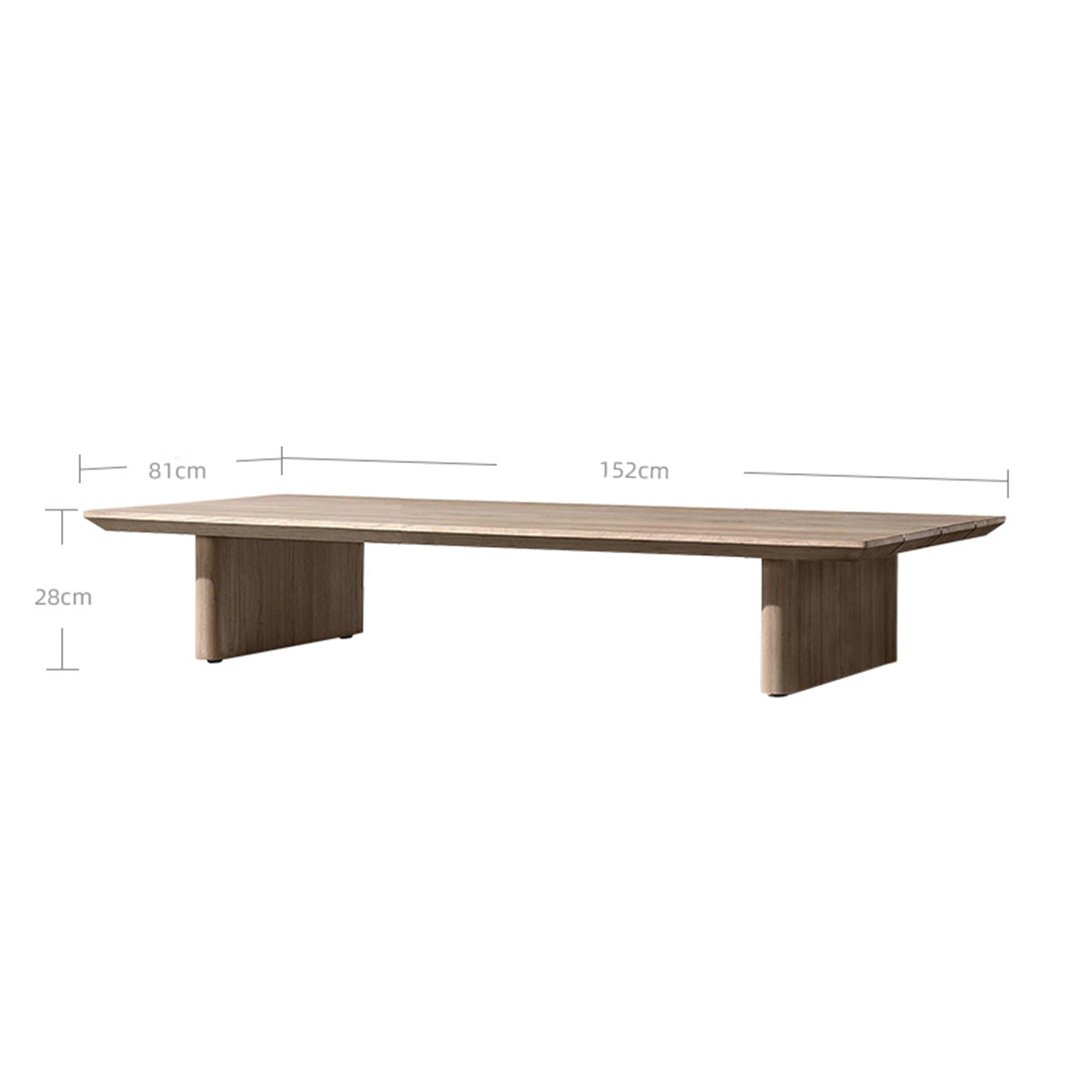 Bruce Rectangular Teak Coffee Table-2