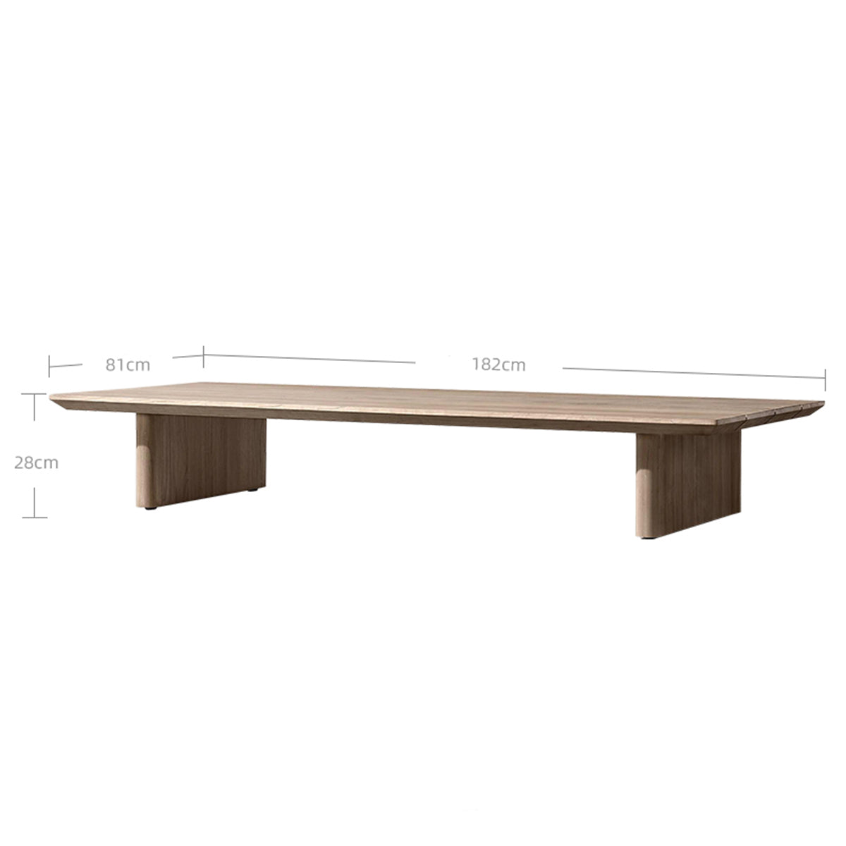 Bruce Rectangular Teak Coffee Table-4