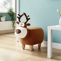 Buddy Reindeer Kids Brown Stool-0