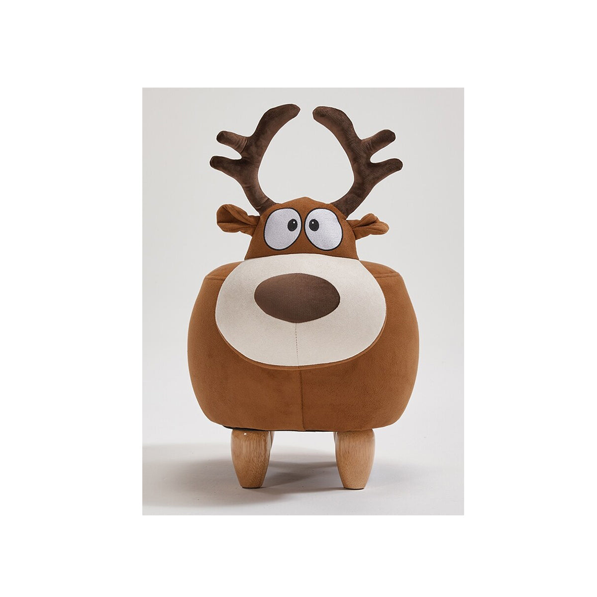 Buddy Reindeer Kids Brown Stool-2