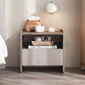 Cappuccino Taupe Bedside Table-0