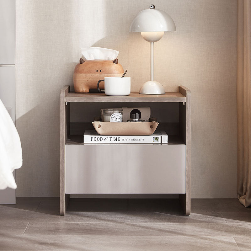 Cappuccino Taupe Bedside Table-0