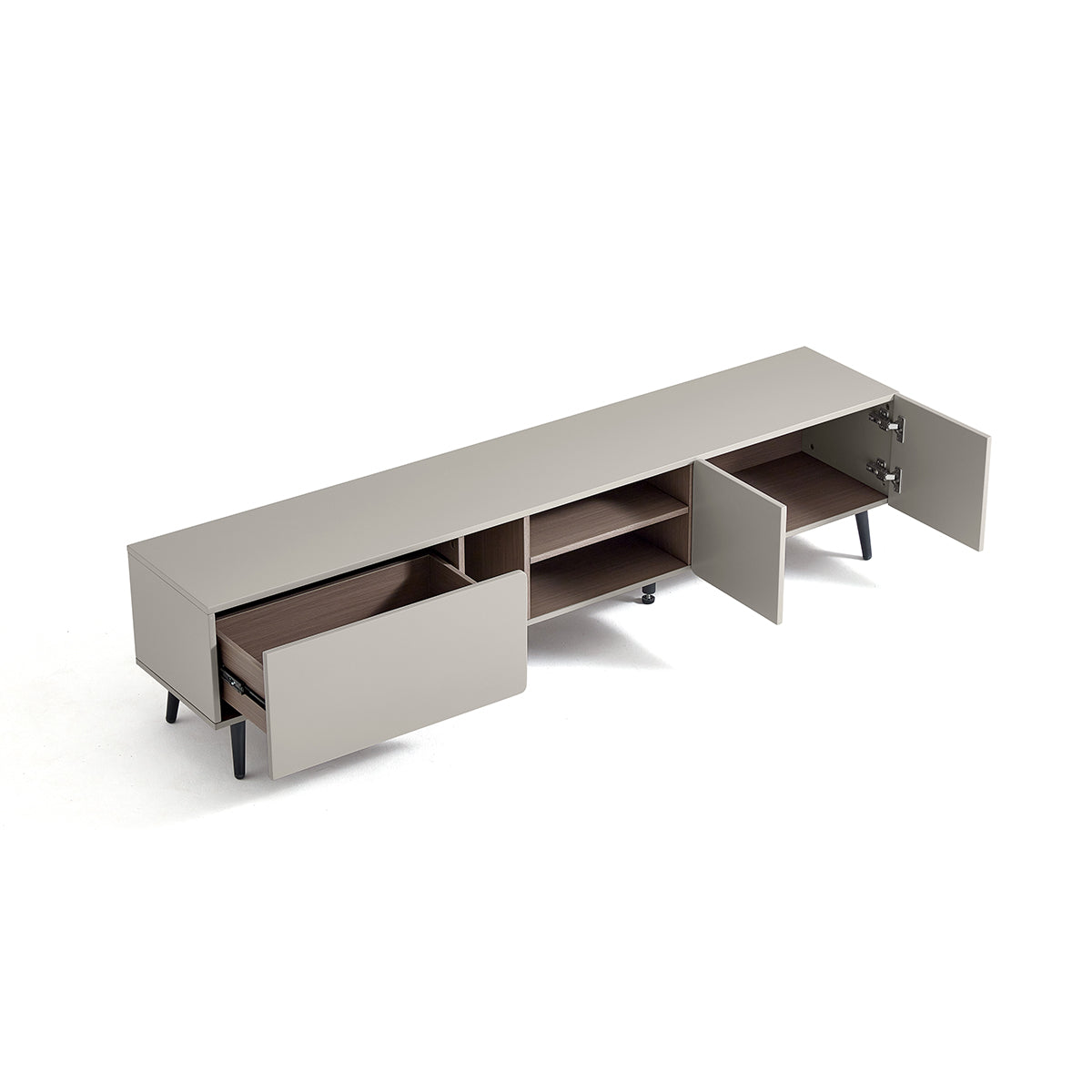 Cappuccino Taupe TV and Entertainment Unit-1