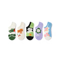 Cartoon Animals Summer Women 5pcs Ankle Socks Set-0