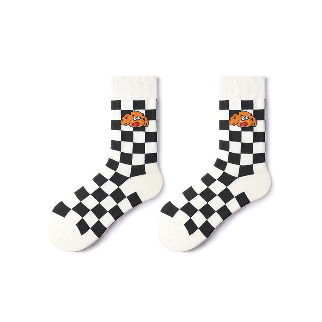 Cheeky Pet All-season Women 5pcs Crew Socks Set-4