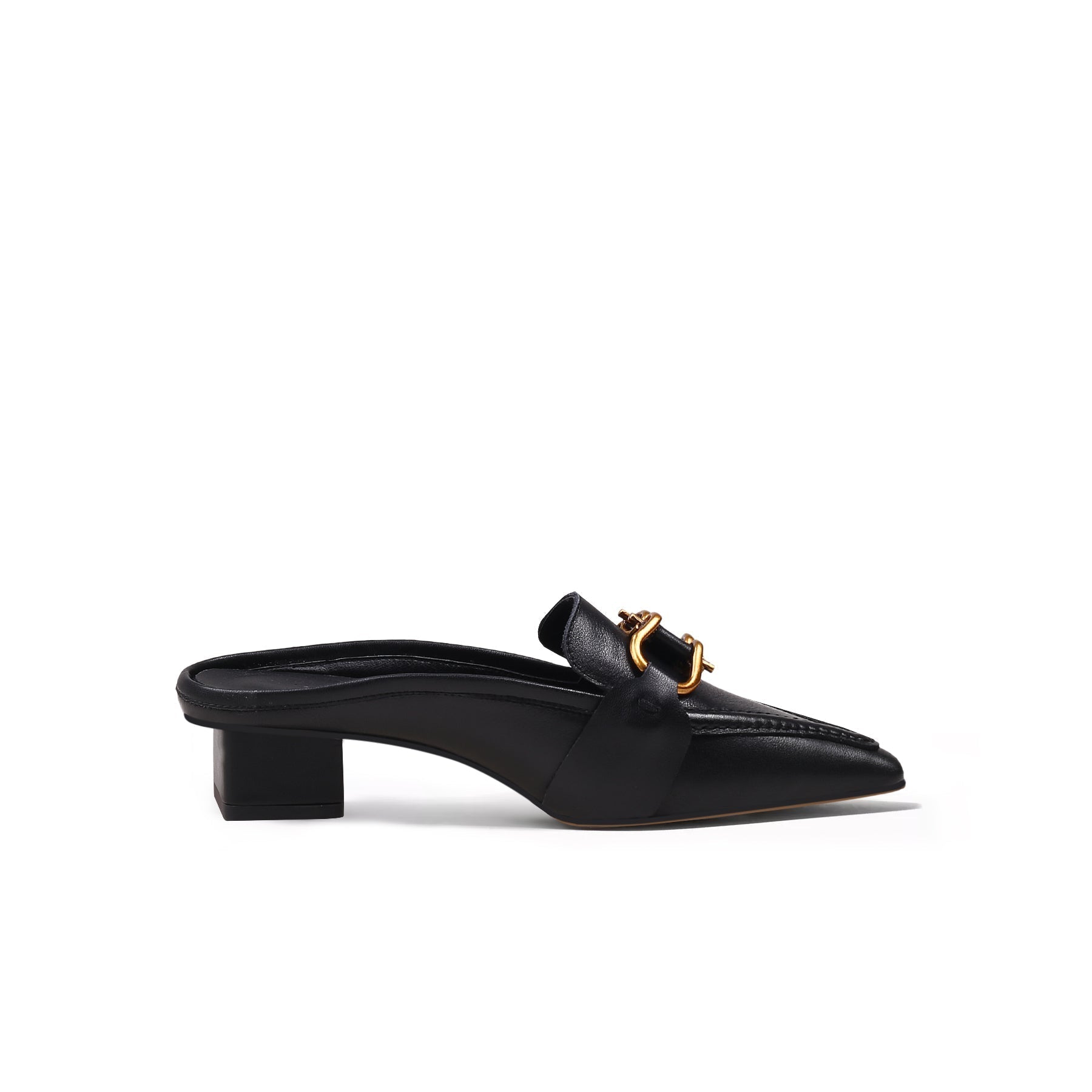 Classic Chain Slip-On Mules-2