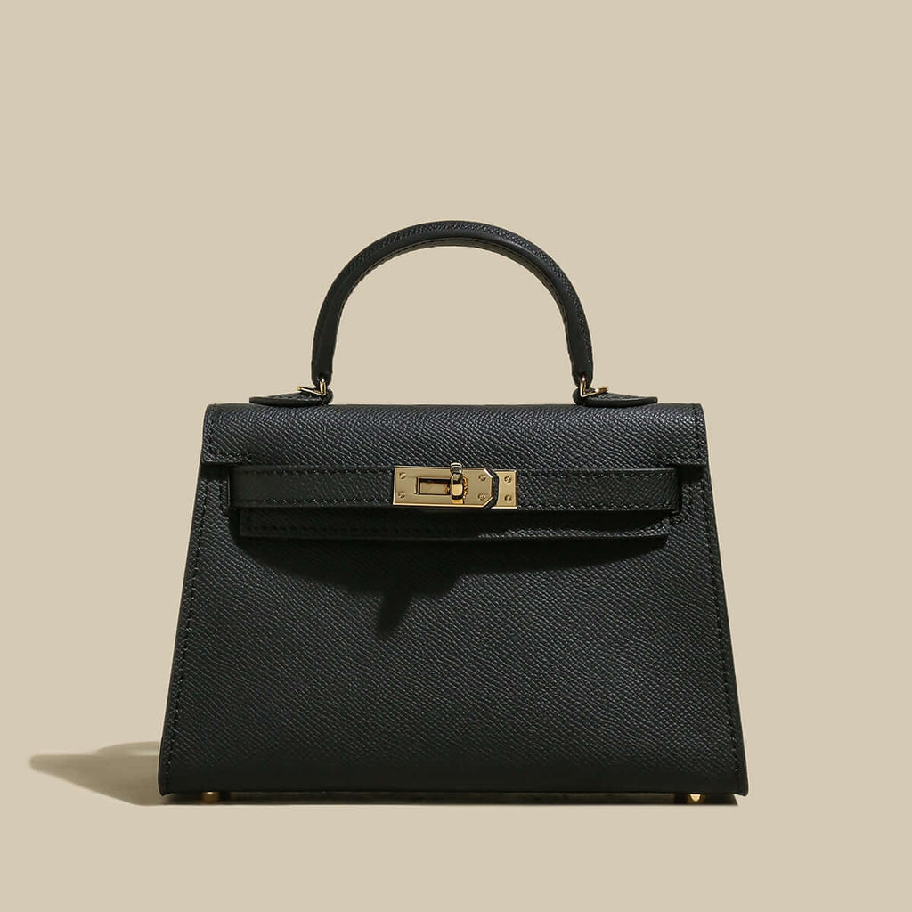 Classic Top-Handle Leather Bag-0
