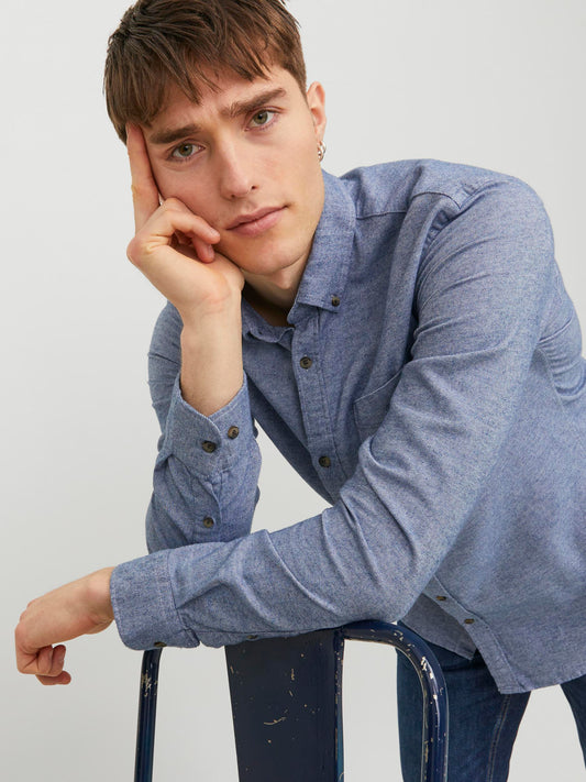 CLASSIC MELANGE SHIRT LS