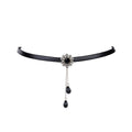 Dark Hunter Black Leather Choker-0