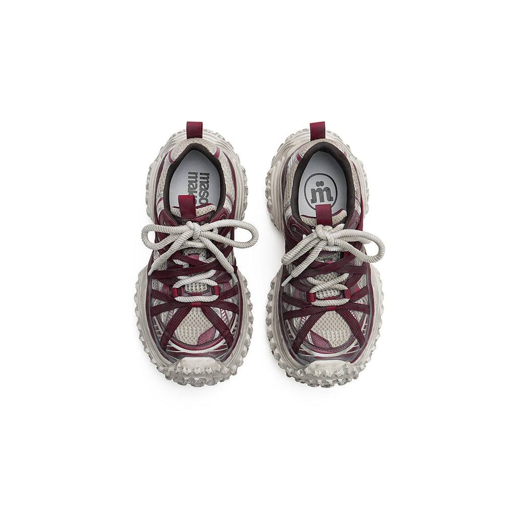 Distressed Platform Casual Sneakers-4