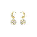 Dream Ball Gold Earrings-0