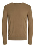 EMIL KNIT CREW NECK - STICKAT HERRTRÖJA