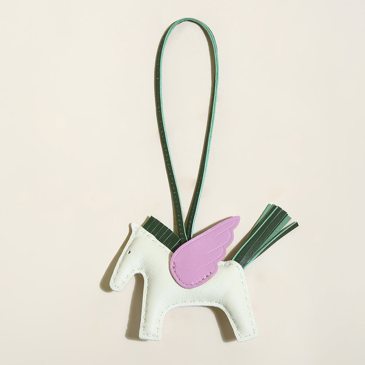 Equestrian Horse Leather Bag Charm-3