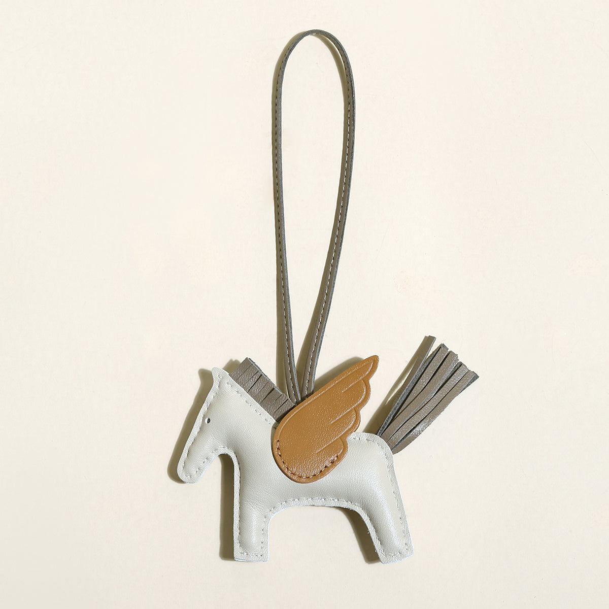 Equestrian Horse Leather Bag Charm-4