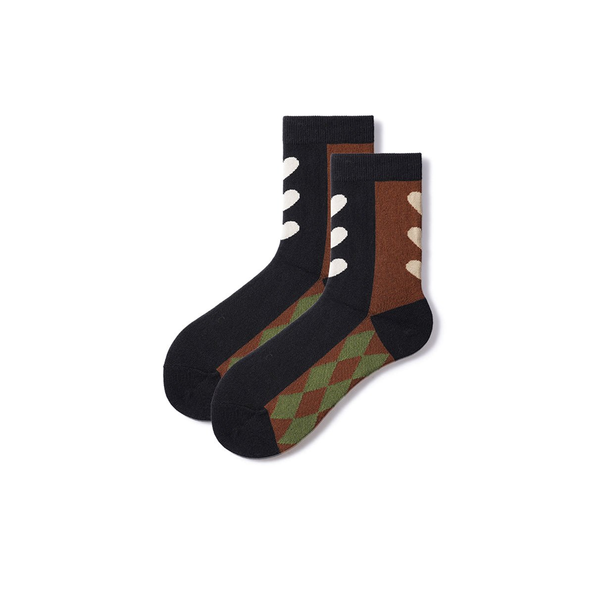 Fall Foliage All-season Women 5pcs Crew Socks Set-2