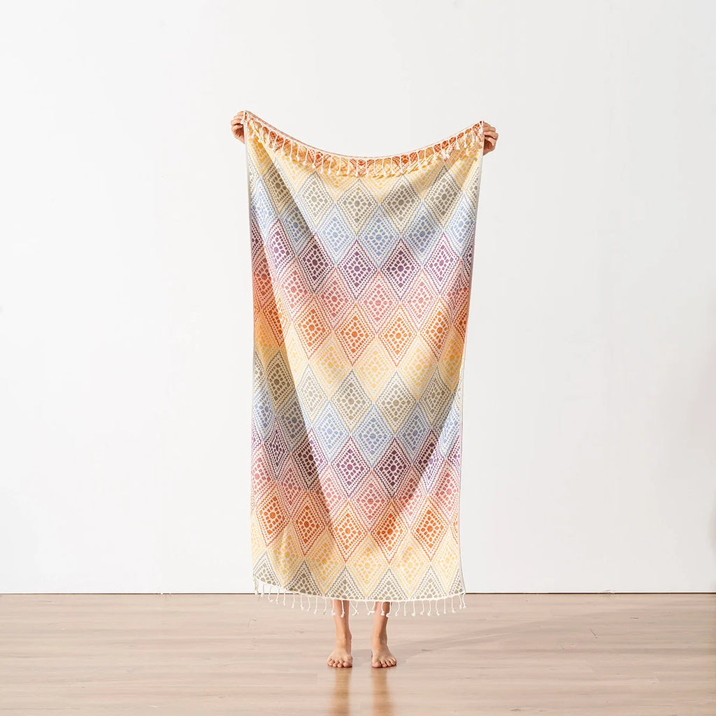 Flerfärgad strandhandduk - Karneval