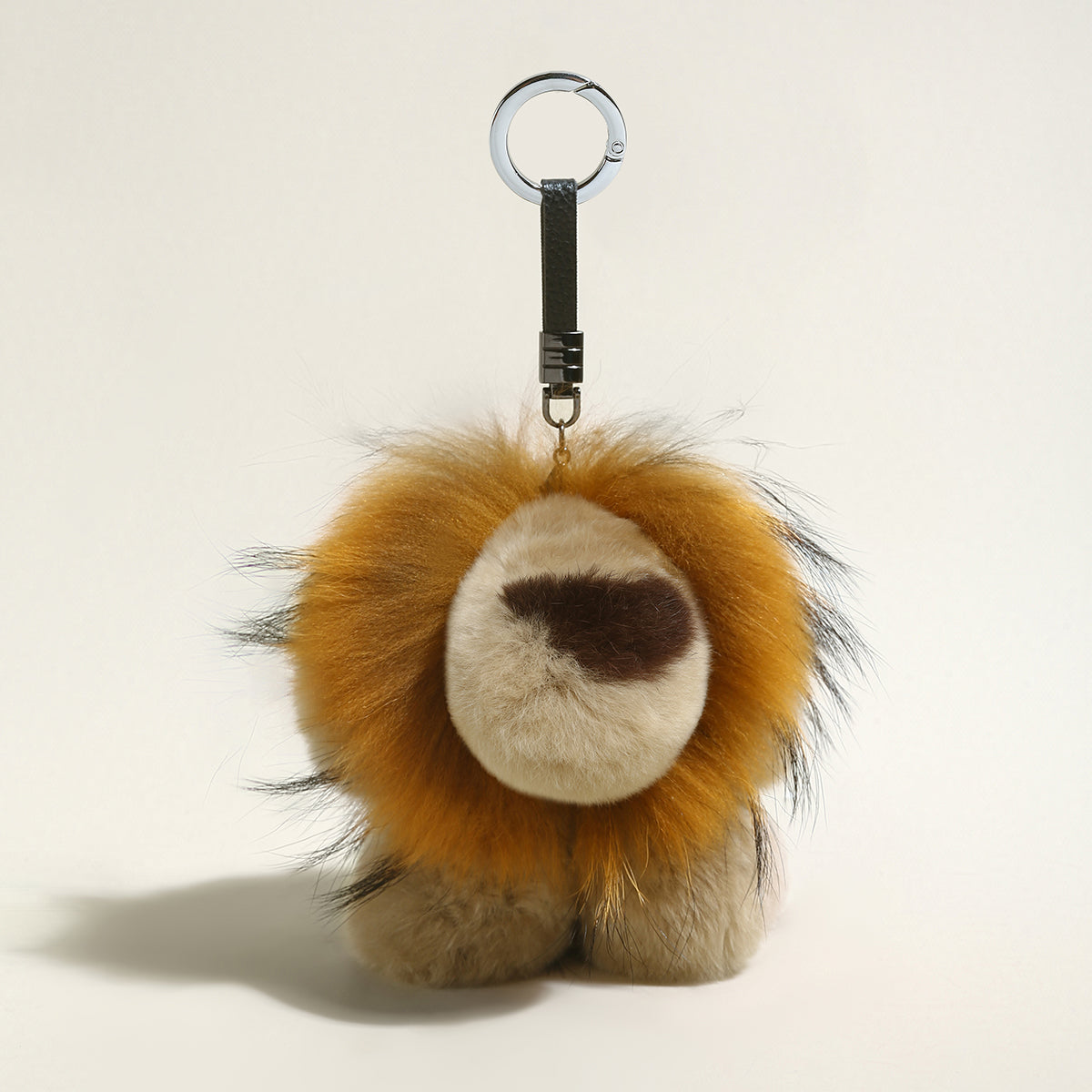 Fluffy Lion Plushie Bag Charm-0