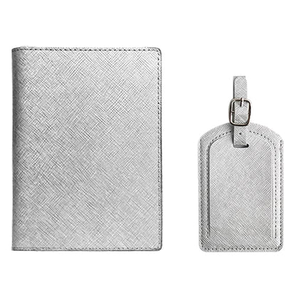 Passfodral & Bagagetagg – Lyxigt resekit i PU‑läder (RFID‑skydd)