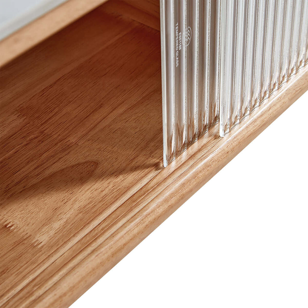 Four Seasons Solid Wood and White Coffee Table-3