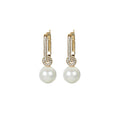 French Lady Gold Earrings-0