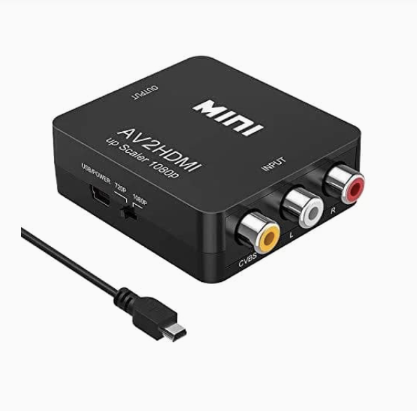 1080P HDMI to RCA AV Converter Adapter