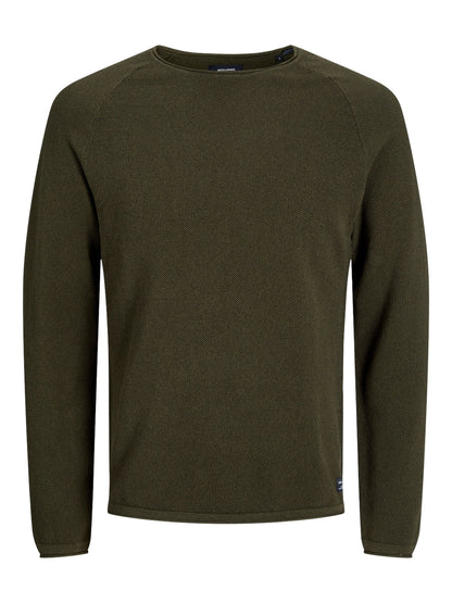 HILL KNIT CREW NECK - ekologisk bomull