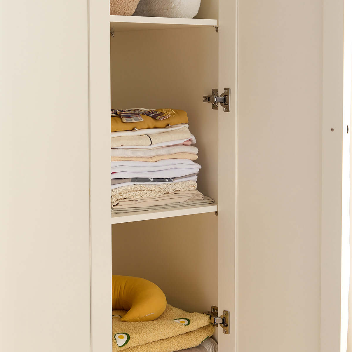 Julies Kids White Wardrobe Cabinet-4