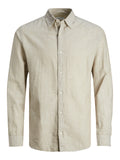 LINEN BLEND SHIRT LS