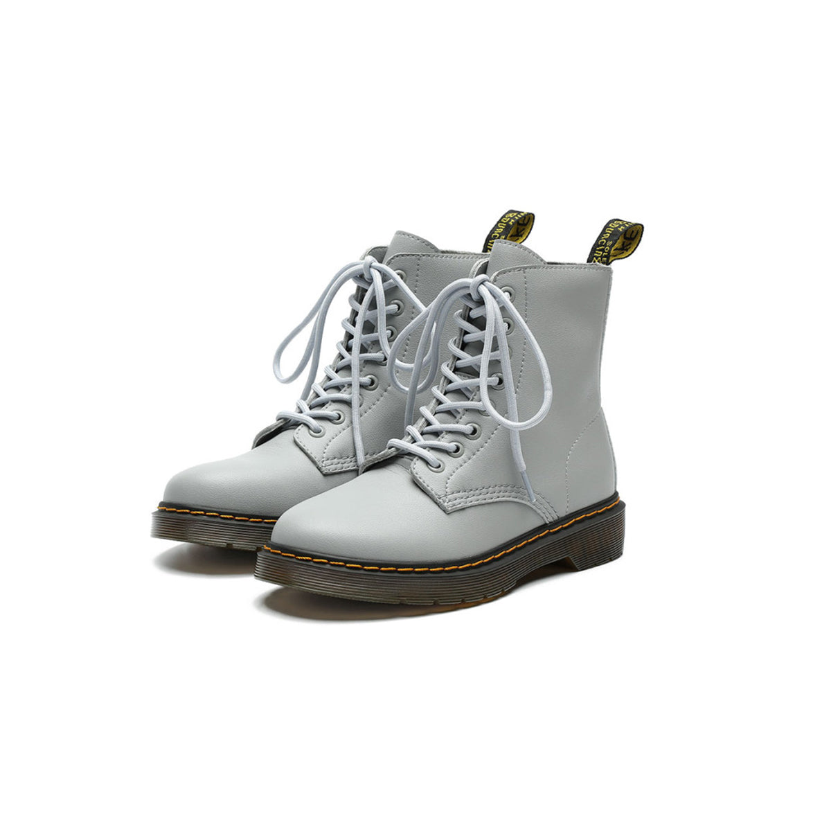 London Fog Grey Ankle Boots-1