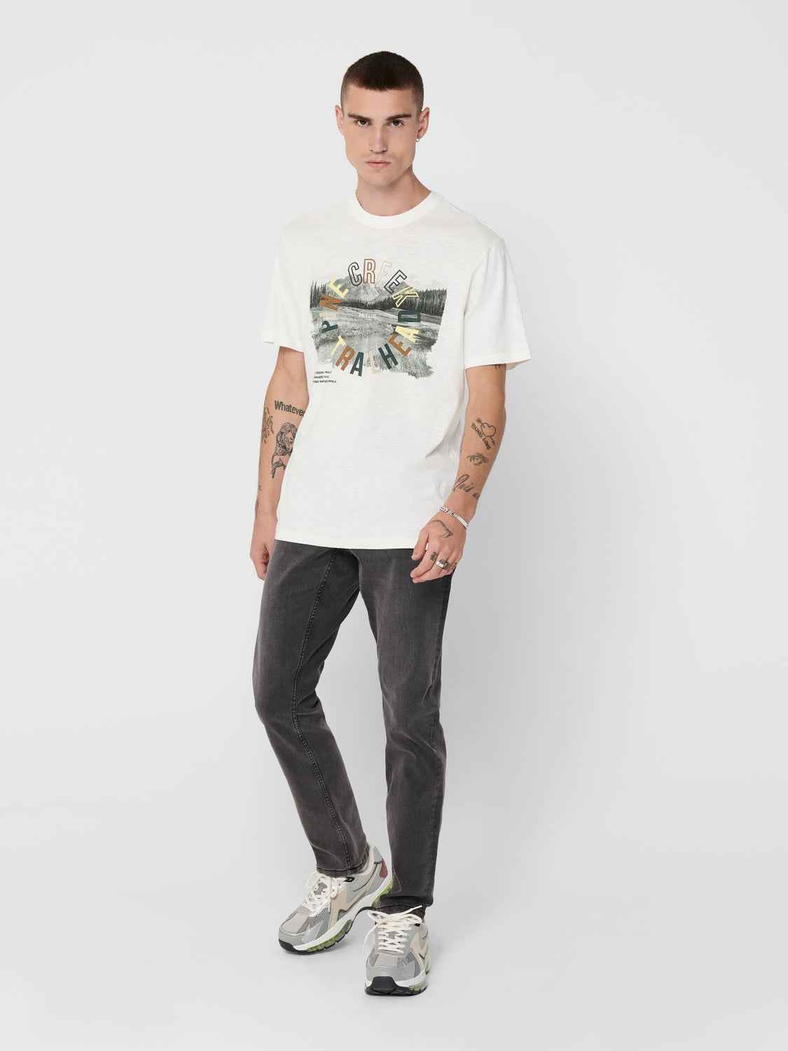 LOOM JEANS DK GREY