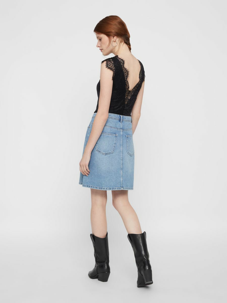 LOU HW DENIM SKIRT