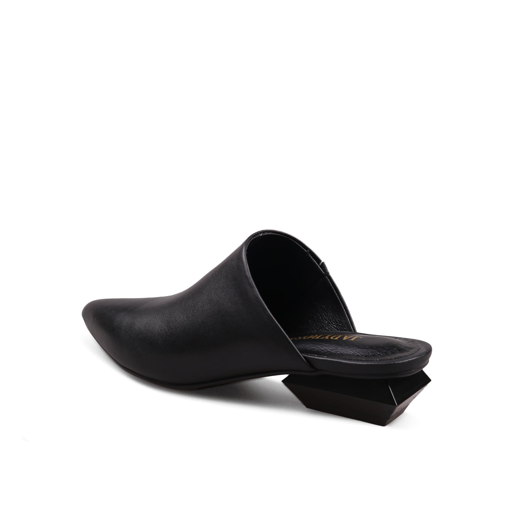 Low Heel Leather Mules-3