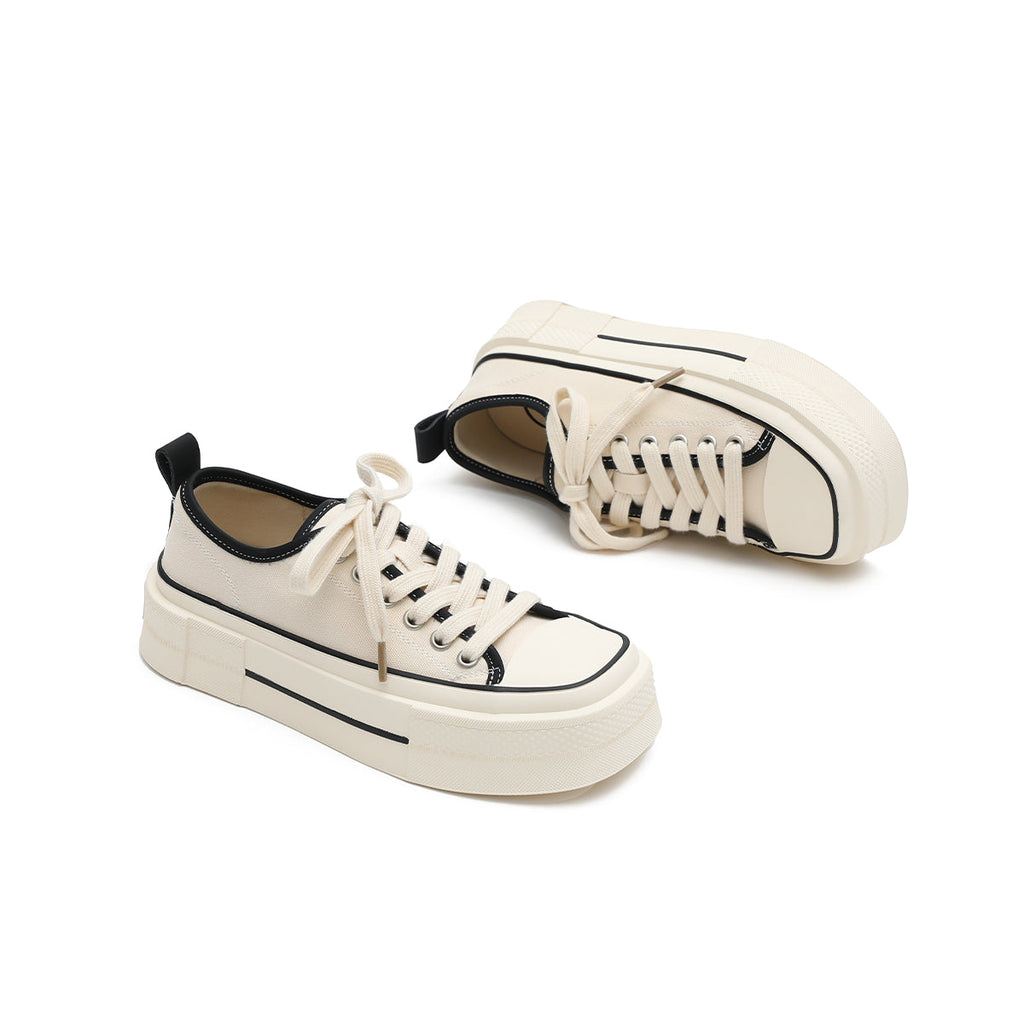 Low-Top Casual Flat Canvas Shoes-2